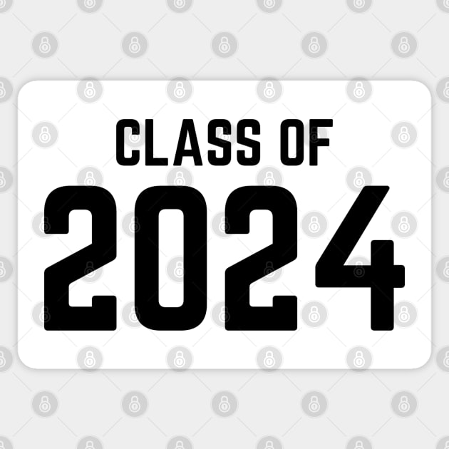 Class Of 2024. Simple Typography 2024 Design for Class Of/ Graduation